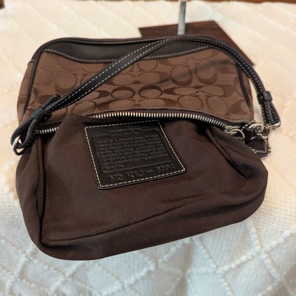Coach 6094 vintage y2k signature brown semi Hampton mini bag - Picture 11 of 11